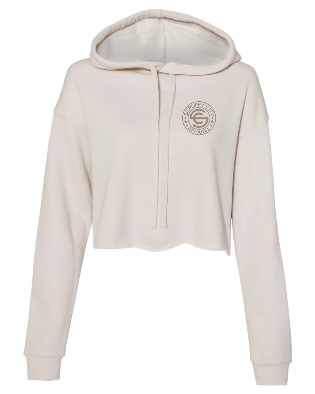 Scruffy Crop Hoodie